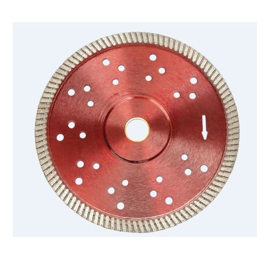 POWERS RIDGEBACK 178mm Turbo Rim Diamond Blade, Red, PTR178.