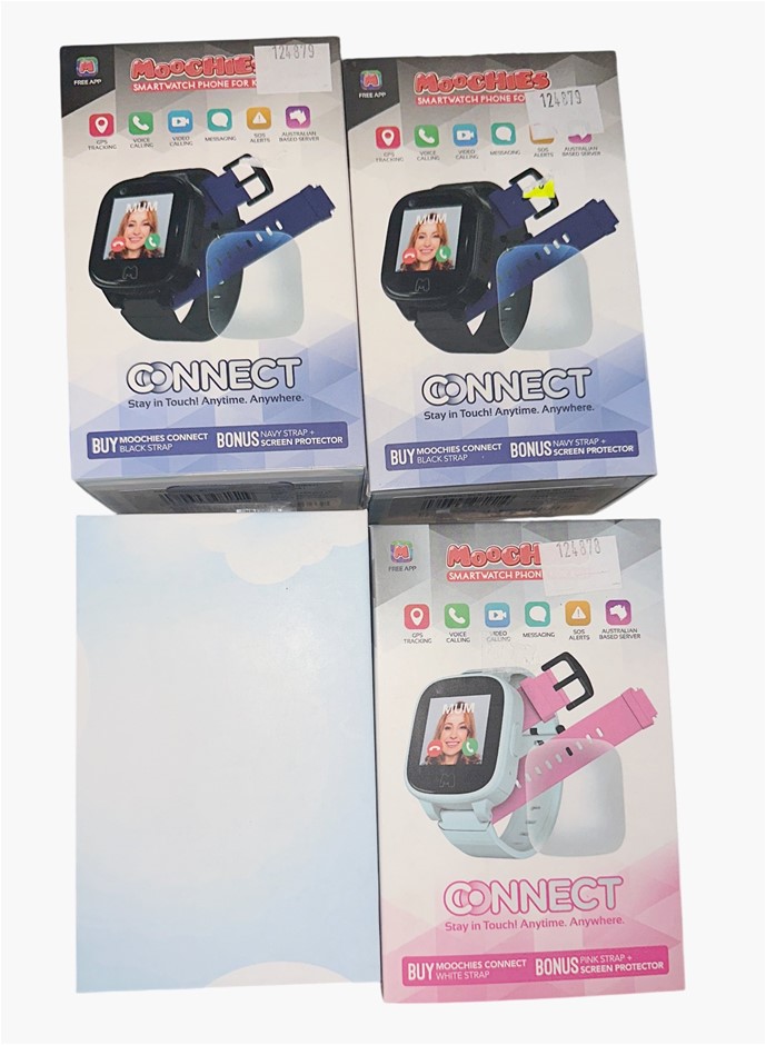 40 Pieces of MOOCHIES Connect Smartwatch Phone for Kids, Assorted NB: photo