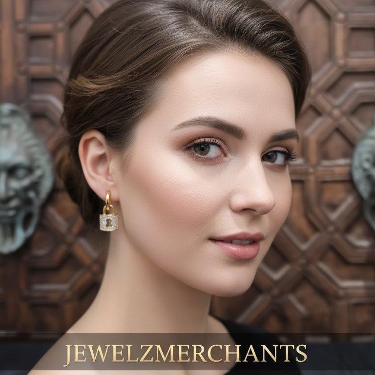 22K/Italy Gold Filled Earring -(stamped 22K/Italy)-Warranty Quality-Bonus