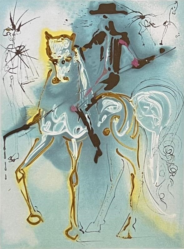 SALVADOR DALI (1904 - 1989) Le Picador- Dalinean Horses