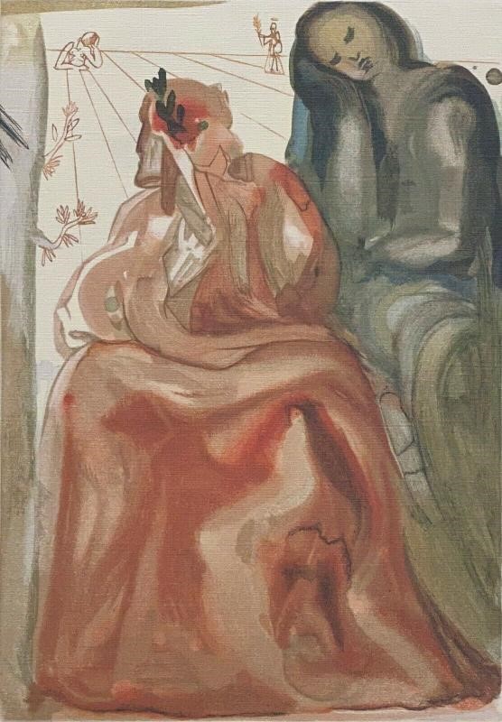 SALVADOR DALI (1904 - 1989) Reawakening of Dante
