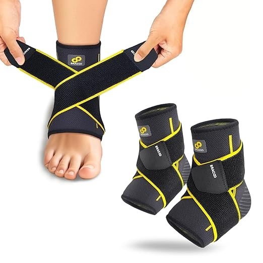 Bracoo Ankle Brace, Ankle Support for Plantar Fasciitis, Achilles Tendoniti