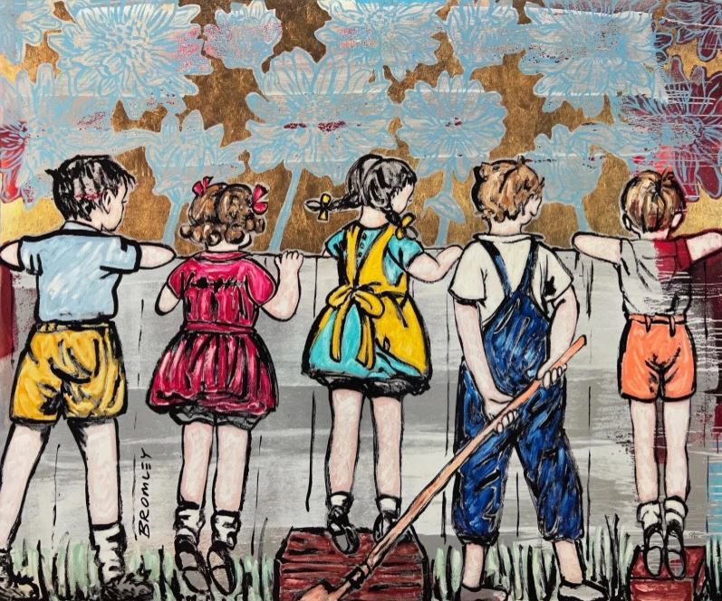 DAVID BROMLEY (1960 - ) - Over The Fence