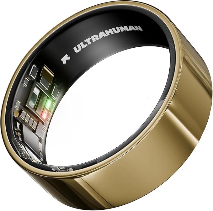 ULTRAHUMAN Ring AIR Smart Ring Gold Size 10. Buyers Note - Discount Freigh
