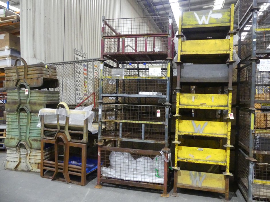 Stackable Steel Stillages (Qty 3)