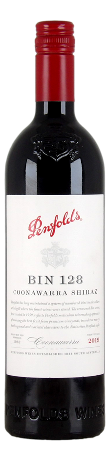 Penfolds Bin 128 Shiraz 2019 (1x 750mL), SA.