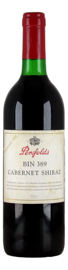 Penfolds Bin 389 1998 (1x 750mL), SA.