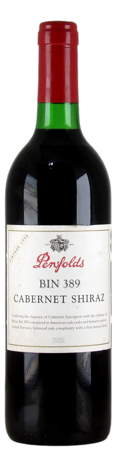 Penfolds Bin 389 1998 (1x 750mL), SA.