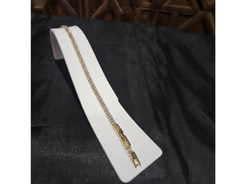 18K/Italy Gold Filled Bracelet -(stamped 18K/Italy)-Warranty Quality