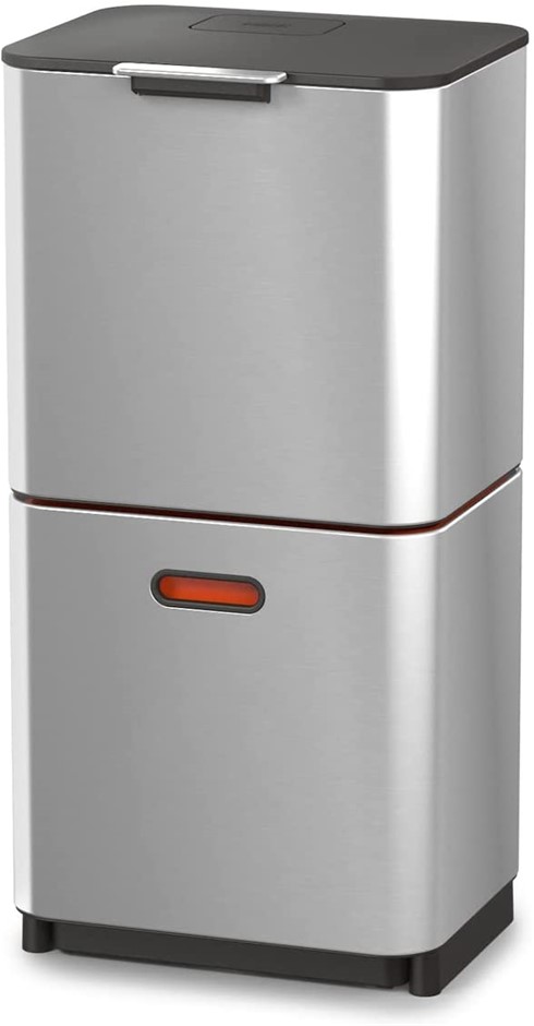 JOSEPH JOSEPH Totem Max 60L Waste Separation & Recycling Unit, Stainless St
