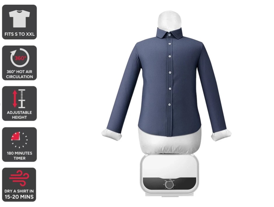 KOGAN Hands-Free Automatic Ironing Machine, KAIRNAUTO1A.