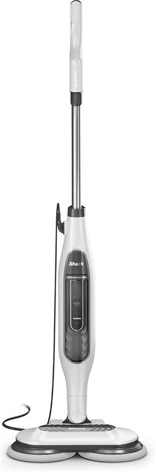 SHARK Steam & Scrub Mop, White. NB: Has Been Used.