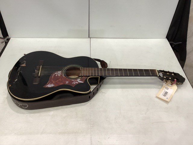 Black Acoustic Guitar