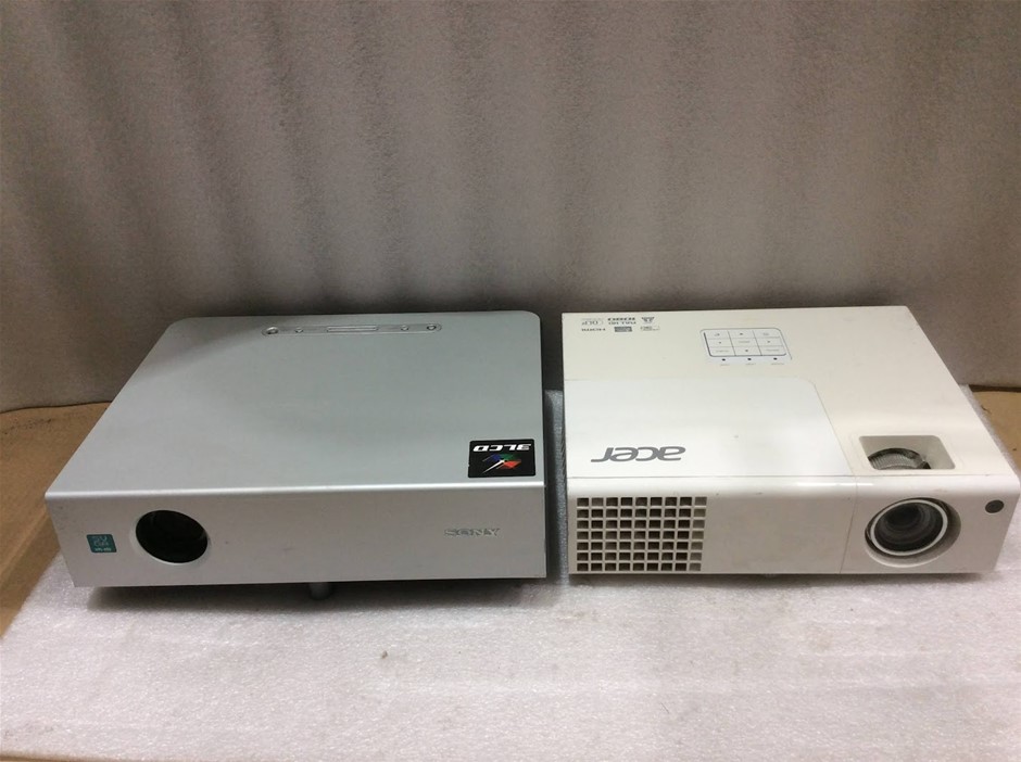 Acer H6510BD DLP Projector + Sony VPL-ES2 Data Projector
