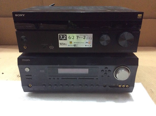 Integra DTR-7.6&Sony STR-DN1080 AV Receiver (Lot of 2)