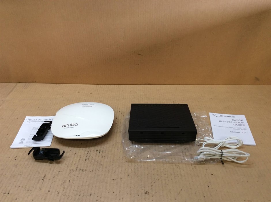 BDI Technology AC1200 VDSL2/ADSL2+VOIP Router+Aruba Networks APIN0315