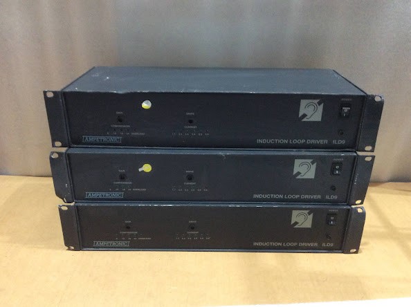 Ampetronic ILD9 Induction Loop Drivers (Lot of 3)