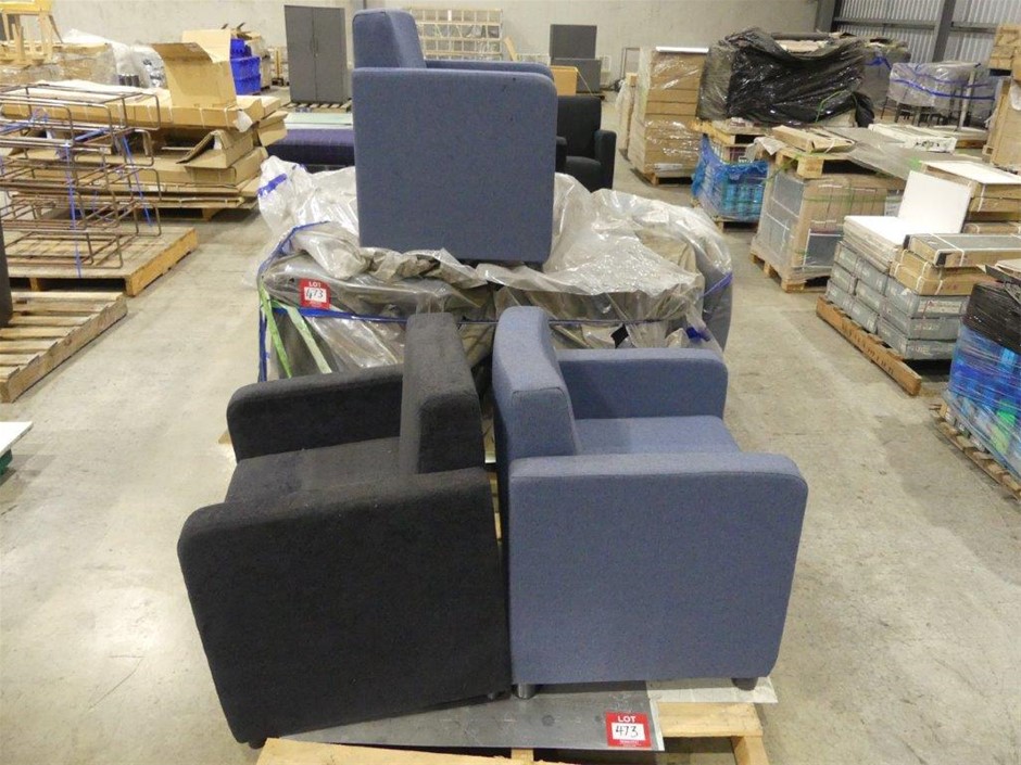 Schiavello Lounge Chair (Unused) Qty 7 x Assorted
