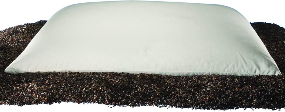 SOBAKAWA TRADITIONAL Buckwheat Standard Size Pillow, Organic Cotton.