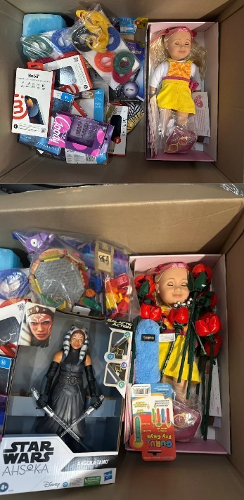 1 Box of Assorted Toys- A fun-filled collection of assorted toys featuring