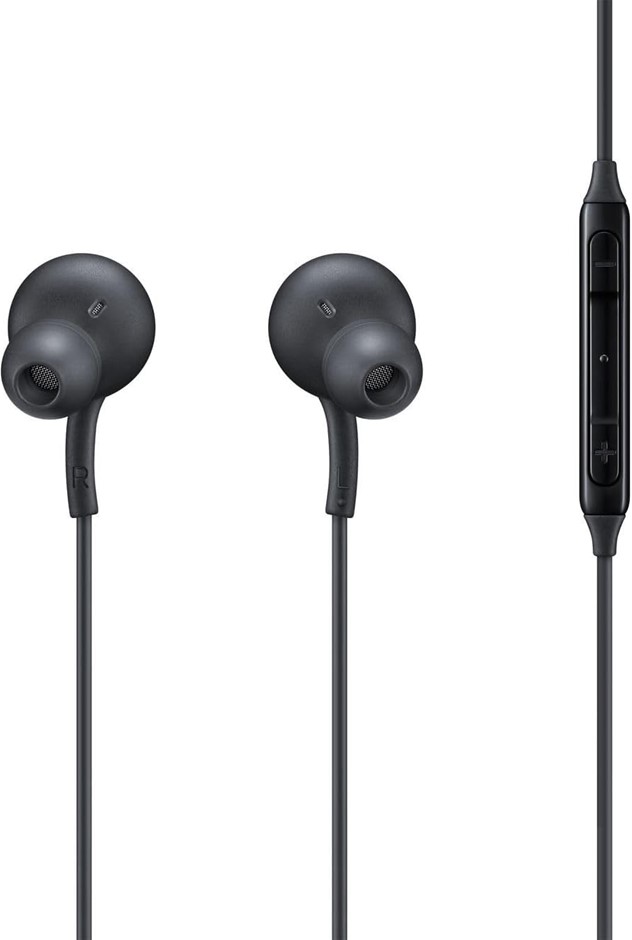 SAMSUNG Type C Wired in-Ear Earphones. Color: Black. NB: used, no box