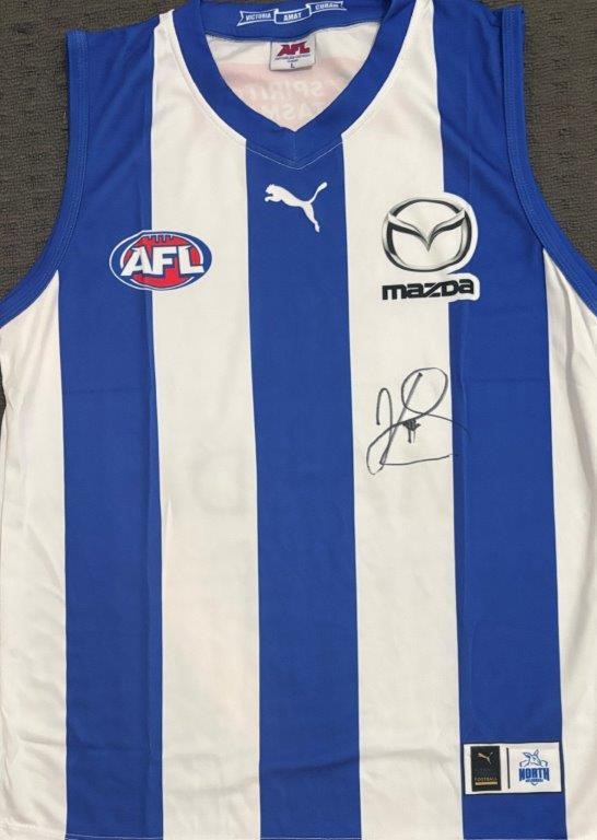 DAVID KING SIGNED NORTH MELBOURNE GUERNSEY