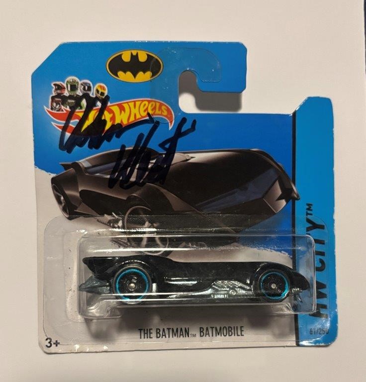 ADAM WEST SIGNED HOT WHEELS BATMOBILE