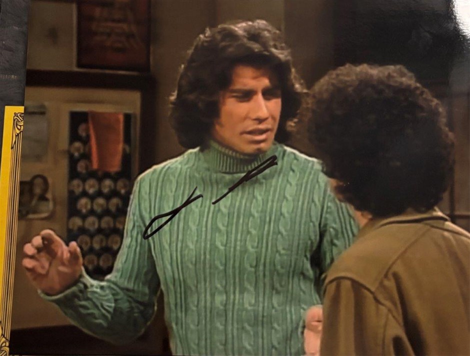 JOHN TRAVOLTA SIGNED 'WELCOME BACK KOTTER'