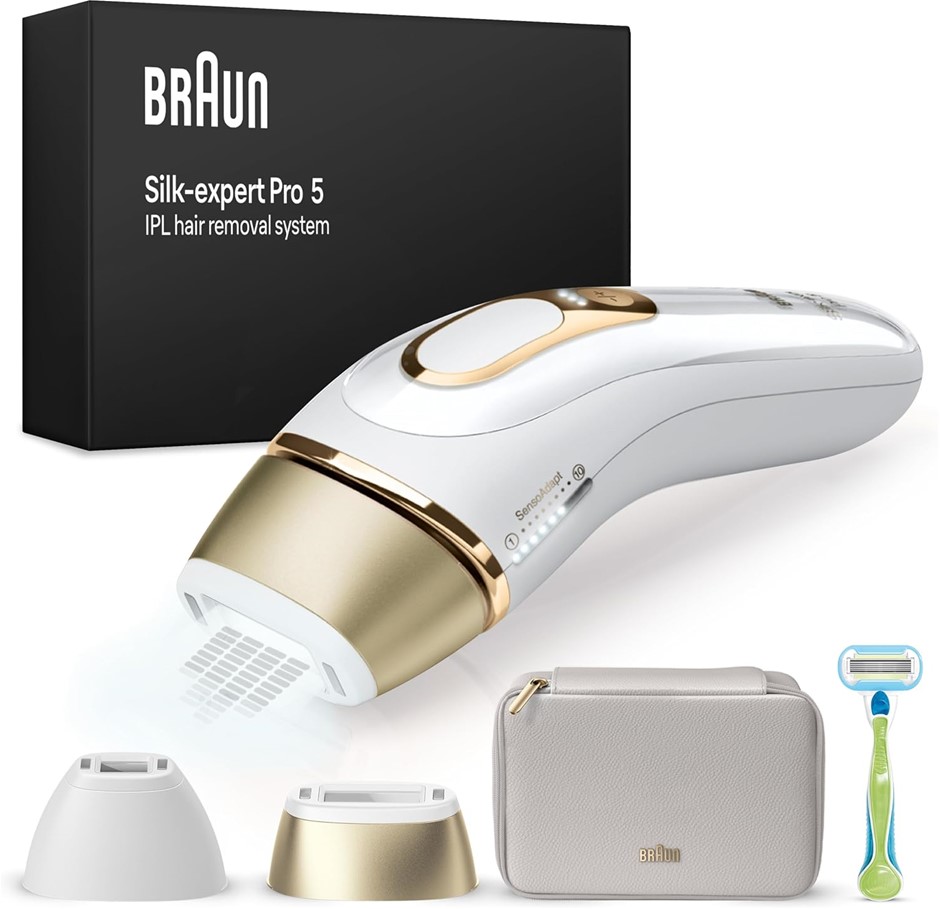 BRAUN IPL expert Pro 5 Home Hair Removal. NB: Minor use, missing Venus razo
