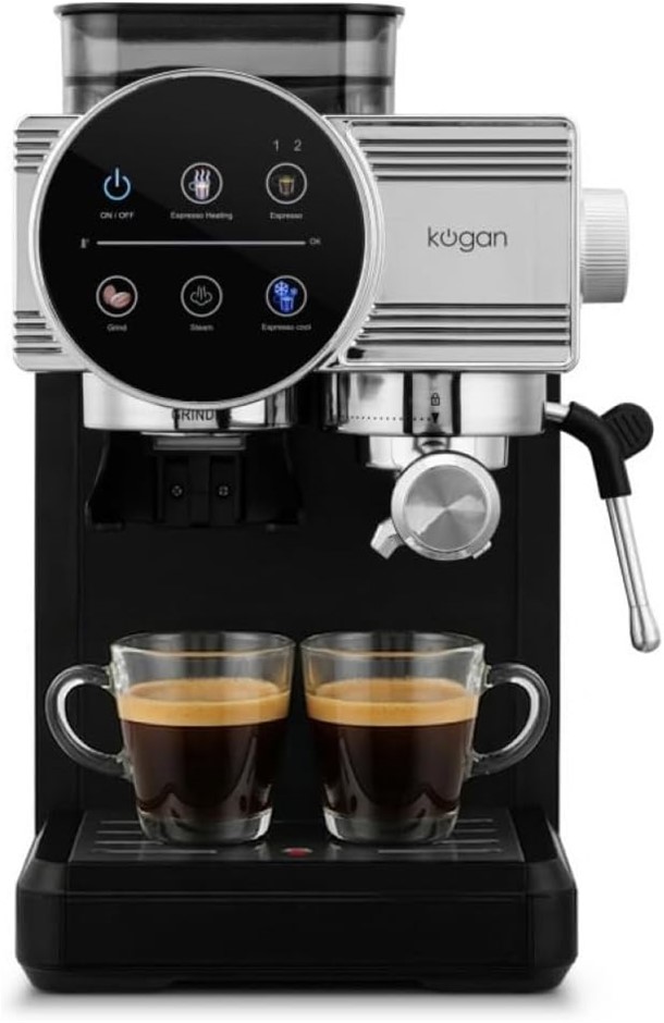 Kogan Espresso Touch Coffee Machine with Grinder