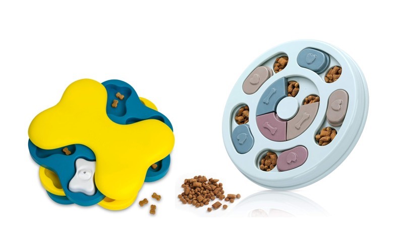 2 X DOG PUZZLE TOYS; 1 X Nina Ottosson by Outward Hound Dog Tornado, 1 X BL