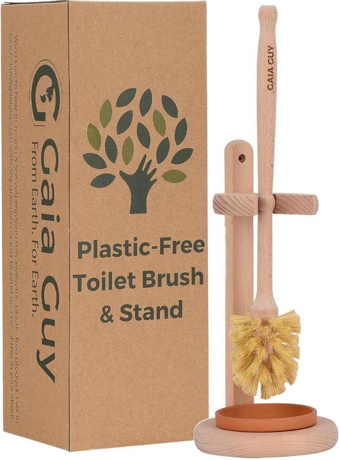GAIA Guy Beech Wood Toilet Brush.