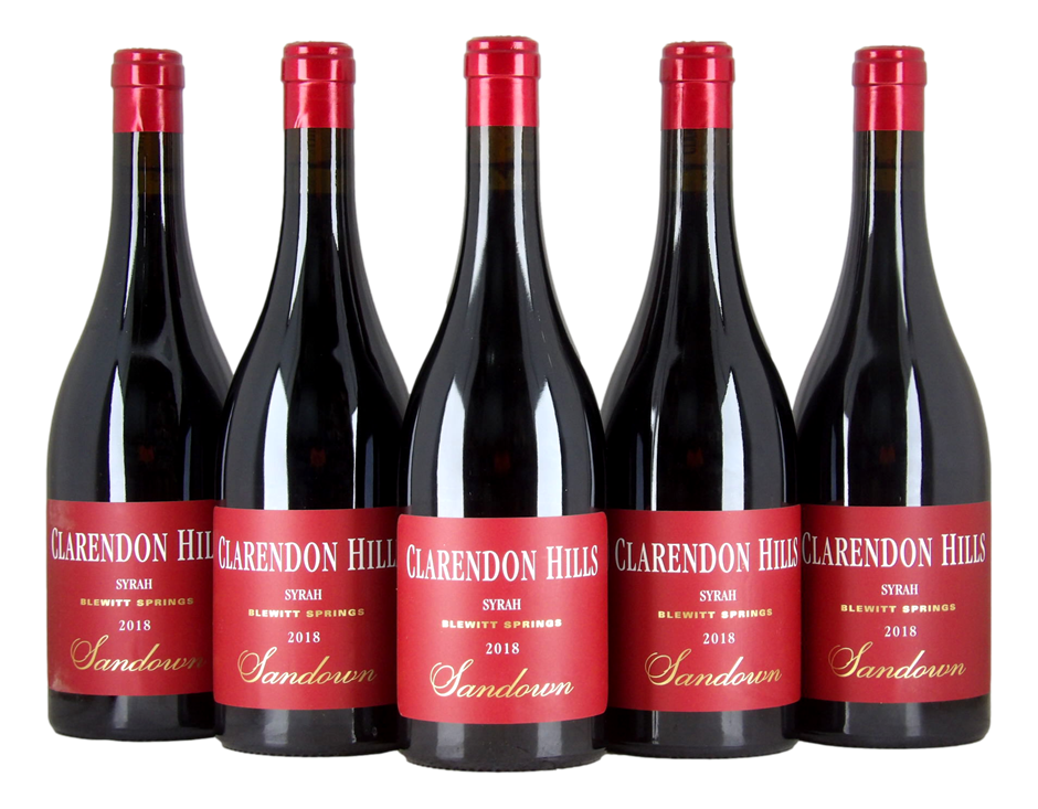Clarendon Hills Sandown Syrah 2018 (5x 750mL) McLaren Vale