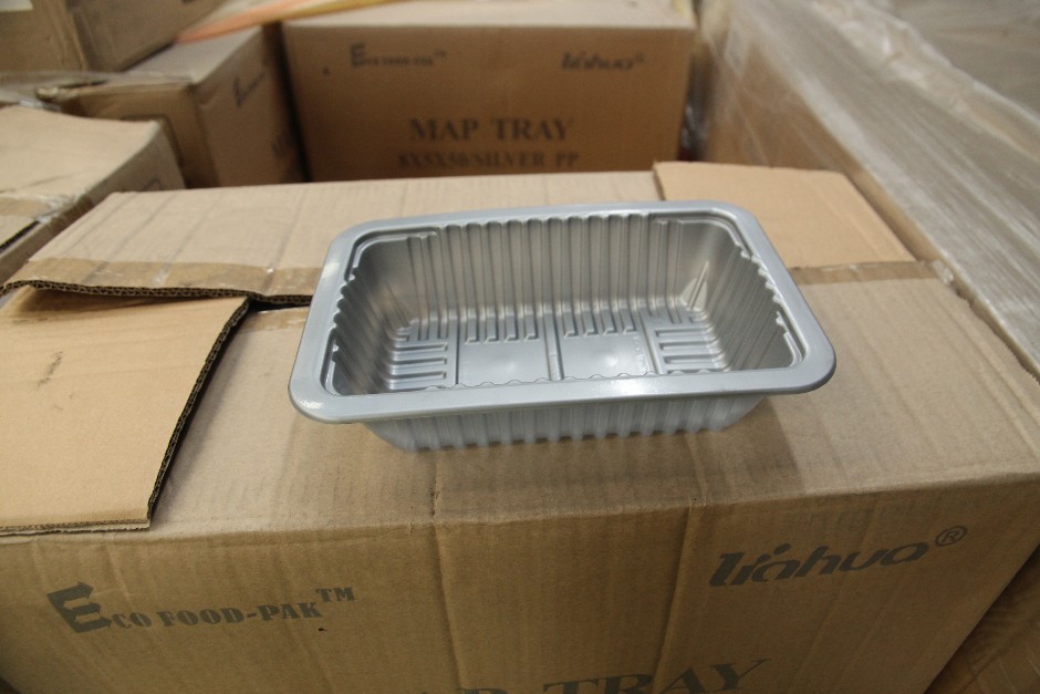 Eco Food-Pac Map Trays Silver Unused in Box