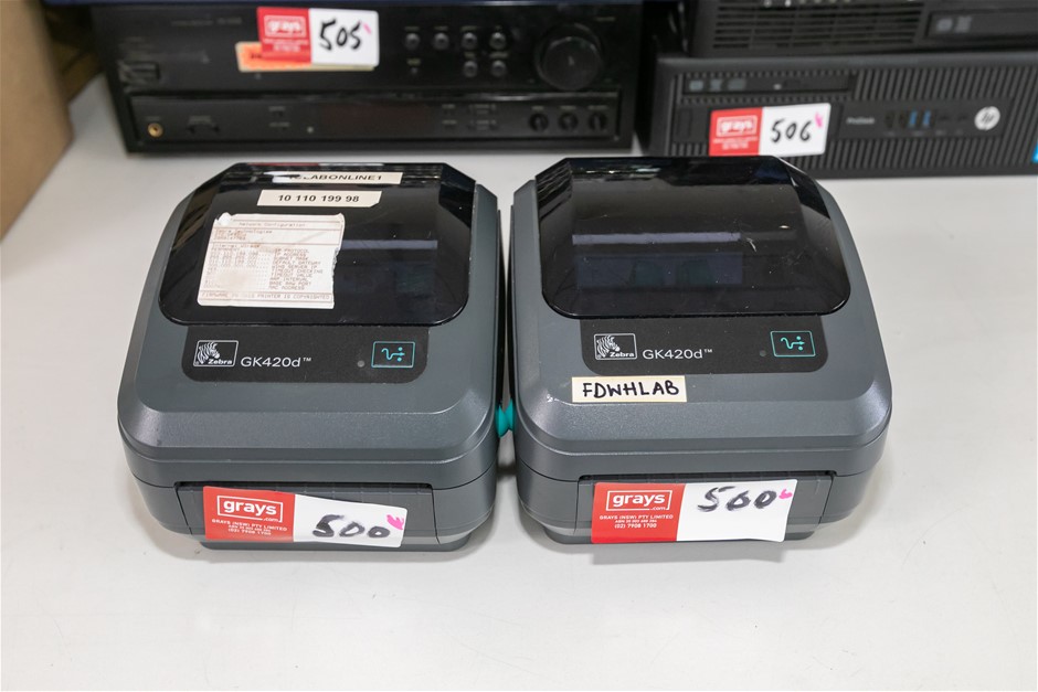 2x Thermal Bar Label Printers