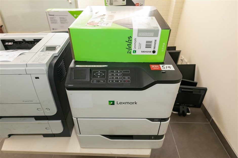 Lexmark Laser Printer with Tonner Auction (0519-5063020) | Grays Australia