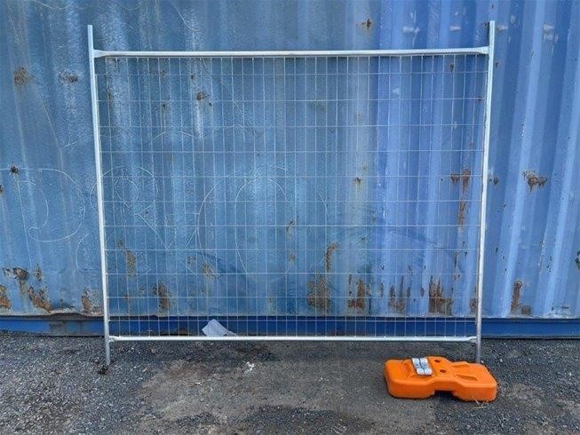 Quantity of 20 Galvanised Temporary Fence Panels(Unused)