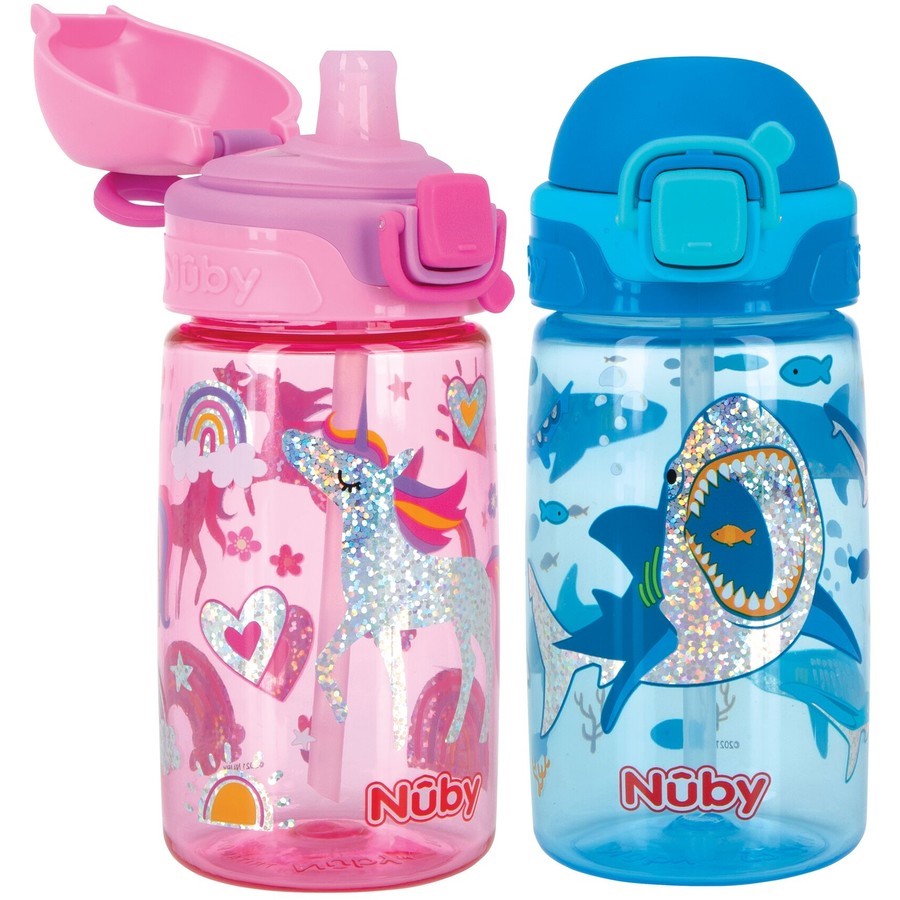 24 x Nuby Flip-It Bolt Cup 540ml. RRP: $288. Buyers Note - Discount Freigh