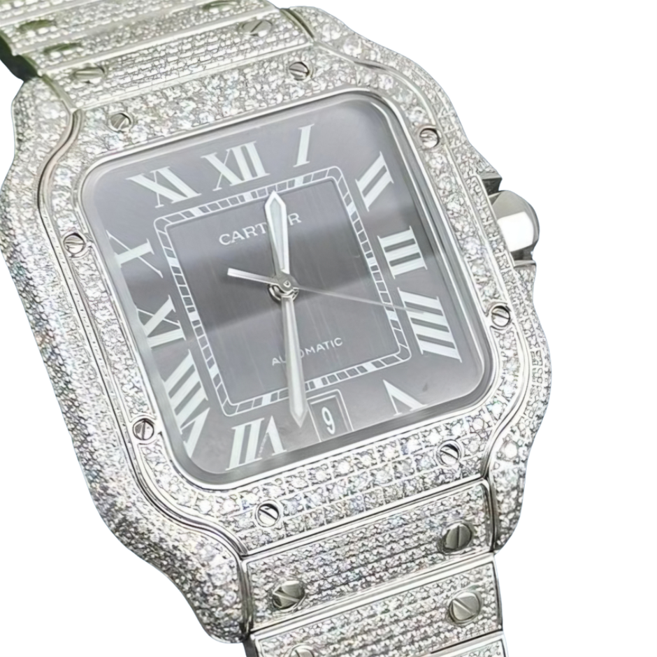 CARTIER SANTOS DE CARTIER LARGE 39.8MM STAINLESS STEEL WSSA0037 BXP & COA