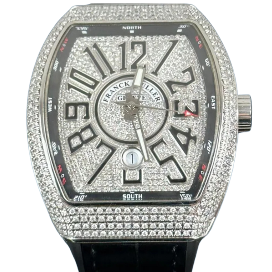 FRANCK MULLER V45 45MM STAINLESS STEEL V45 SC DT AUTOMATIC BXP & COA