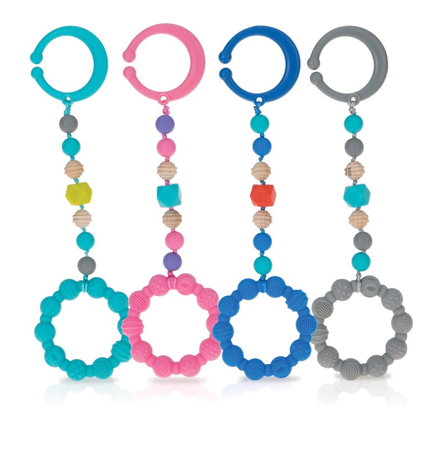 48 x Nuby Tag Along Teether. RRP: $815.  Buyers Note - Discount Freight Rat