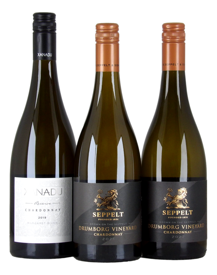 Mixed Chardonnay Pack (3x 750mL)