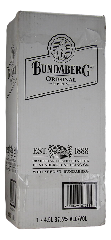 Bundaberg UP Rum Cradle (1x 4.5L) Qld.
