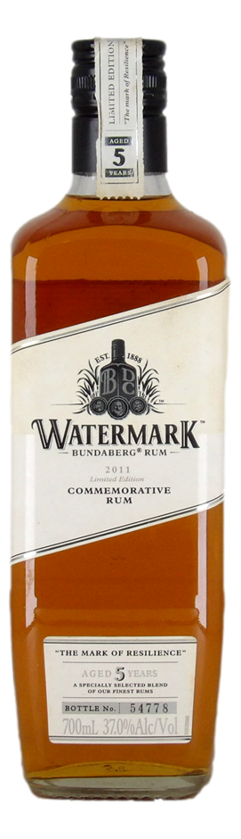 Bundaberg Watermark 2011 Commemorative 5 Year Old Rum (1x 700mL) Qld.