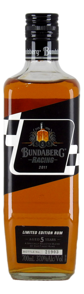 Bundaberg Racing 2011 Limited Edition 5 Year Old Rum (1x 700mL) Qld.