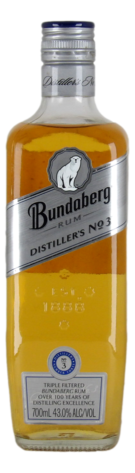 Bundaberg Distillers No.3 Rum (1x 700mL) Qld.