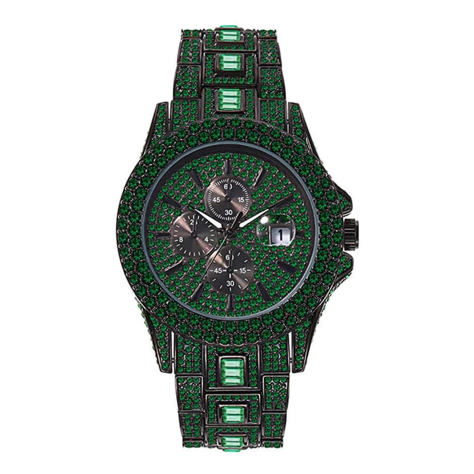 Opulent Galleria - Gold Filled Iced Out Watch + FREE GIFT!!