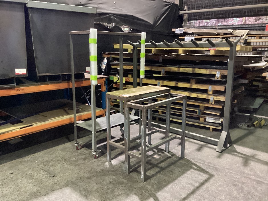 <p>Work Benches and Rack</p>