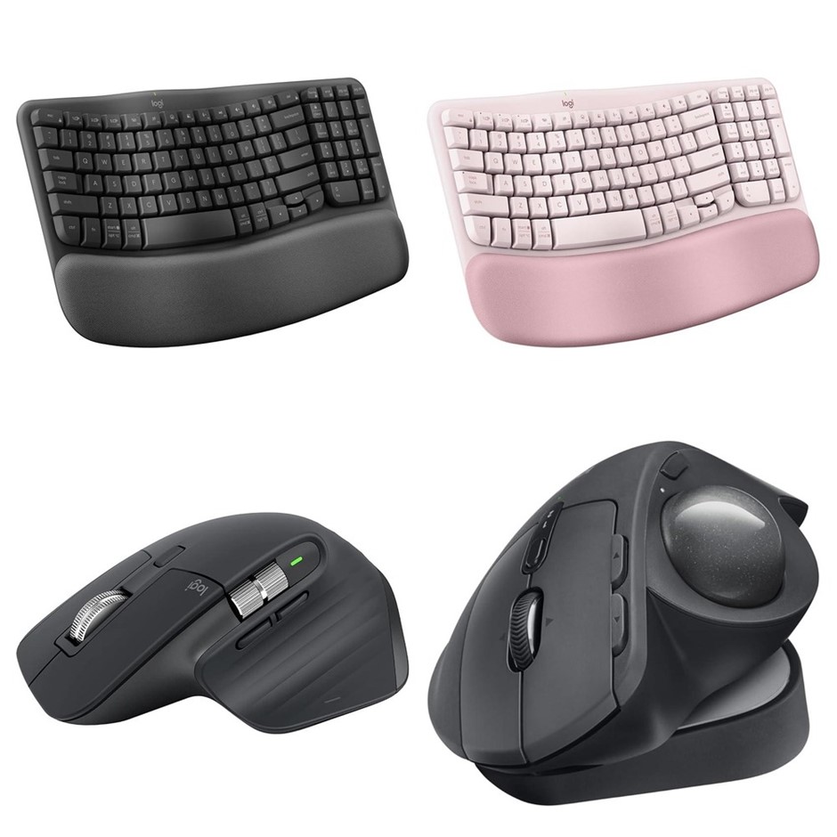 4 x LOGITECH Wireless Keyboard & Mouse. 2 x LOGITECH Wave Keys Wireless Key