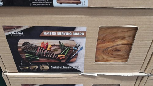 Orana Raised Serving Board Size: 42CM x 20CM